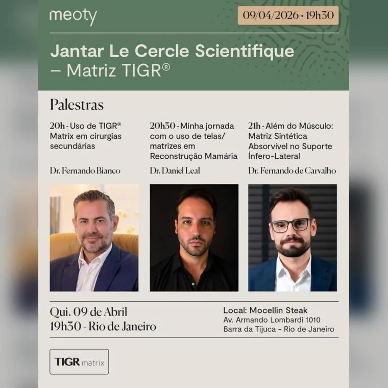 Instagram Dr. Daniel Leal - Matriz TIGR® e reconstrução mamária